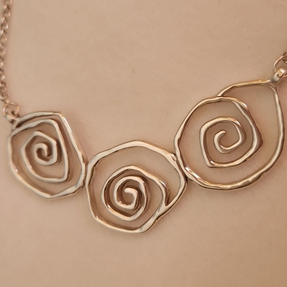 BRIGHTON Spring Sprang Atomic Spiral Rolo Chain Necklace - Picture 6 of 6